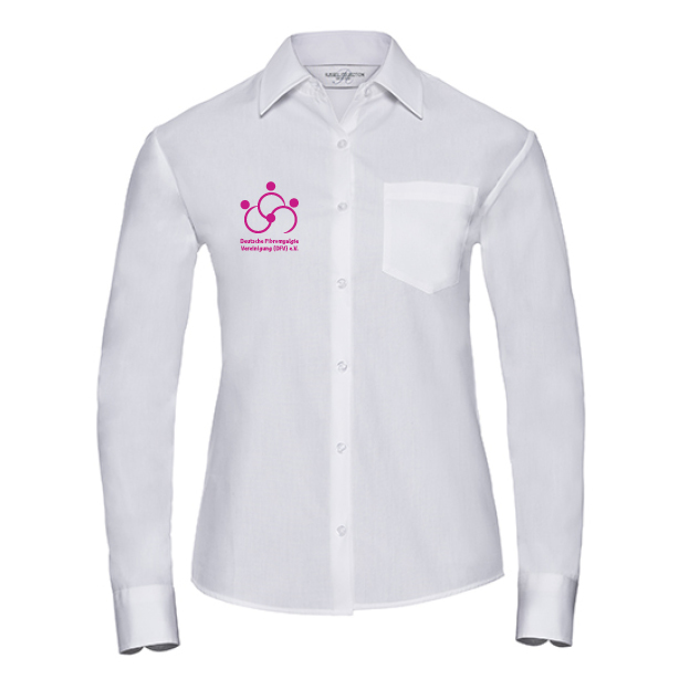 Bluse Damen, Easy Care Oxford, langarm